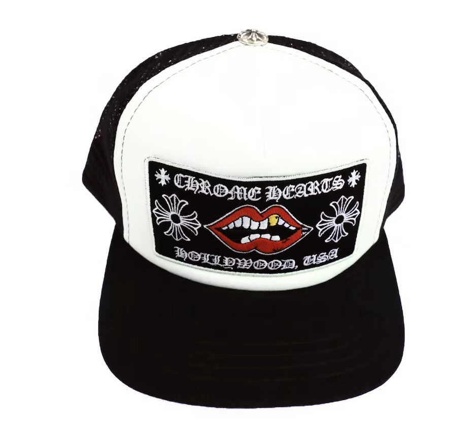 Chrome Hearts Matty Boy 'Chomper Hollywood' White Trucker Hat