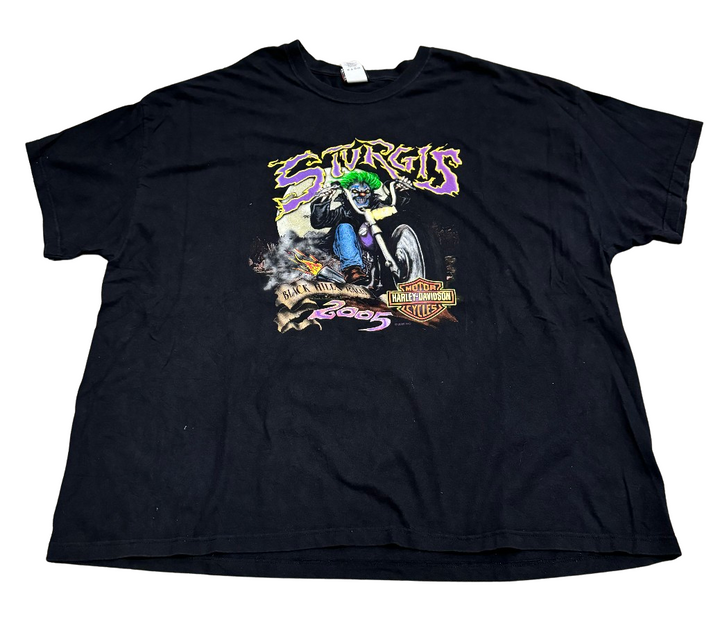 Harley Davidson 'Sturgis' 2000s Vintage Black Tee