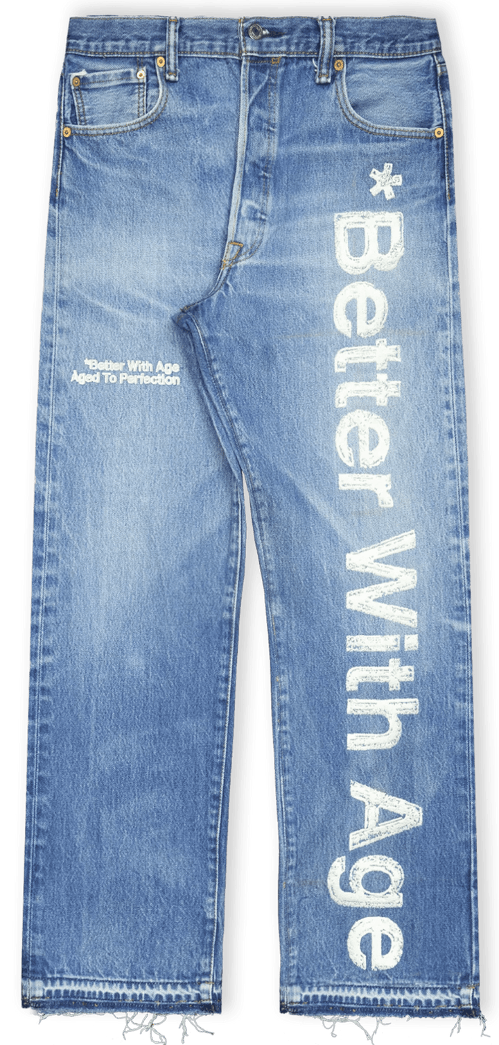 *Better With Age 'In Case You Forgot' Embroidered Jeans