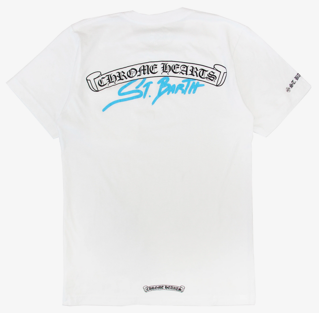 Chrome Hearts Matty Boy 'St. Barth' White Pocket Tee