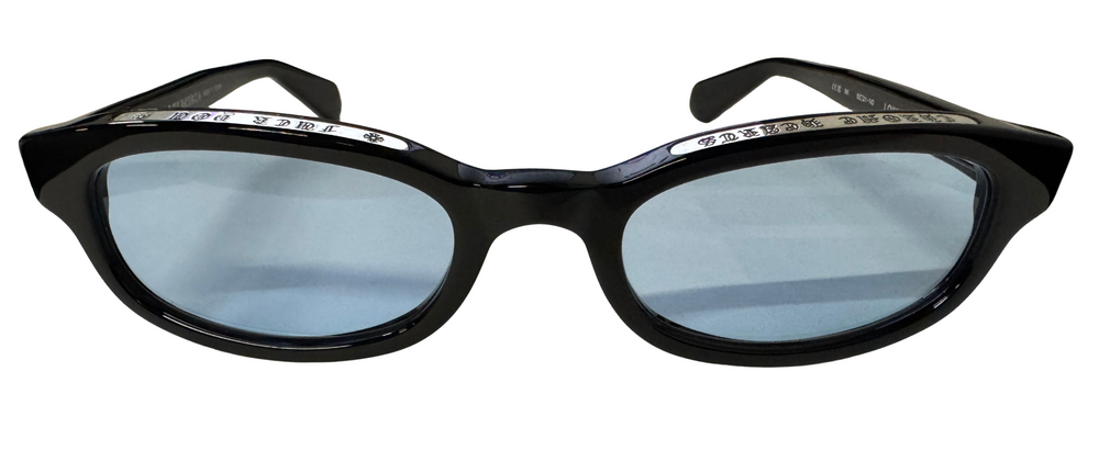 Chrome Hearts 'Lowrider' Blue Tint Black Glasses