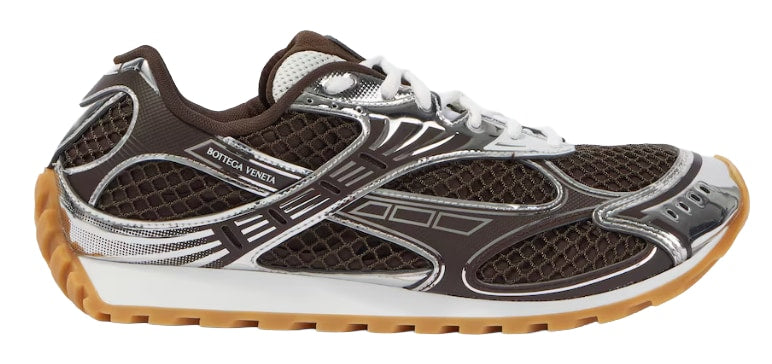 Bottega Veneta Orbit Brown/Silver Sneakers
