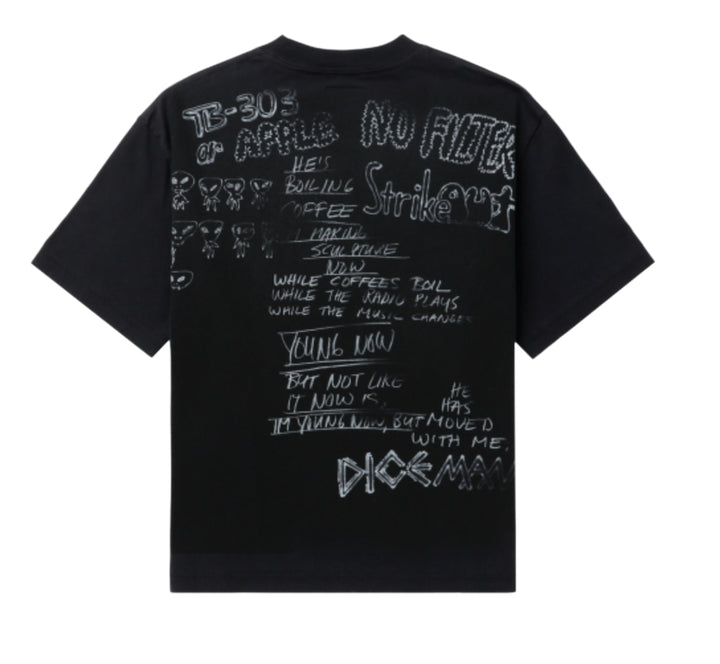 Maison Mihara Yasuhiro 'Power To The People' Black Tee