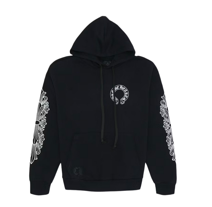 Chrome Hearts 'Horseshoe' Logo Classic Black Hoodie