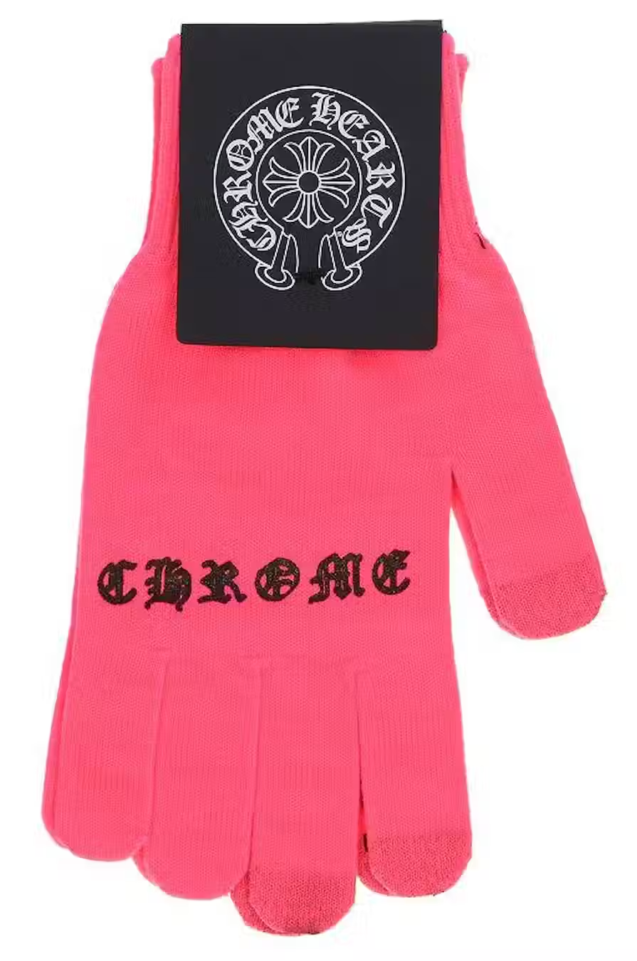 Chrome Hearts 'Work' Gloves Pink