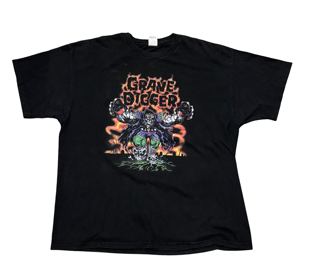 Grave Digger 'Handle The Ride' Vintage Tee