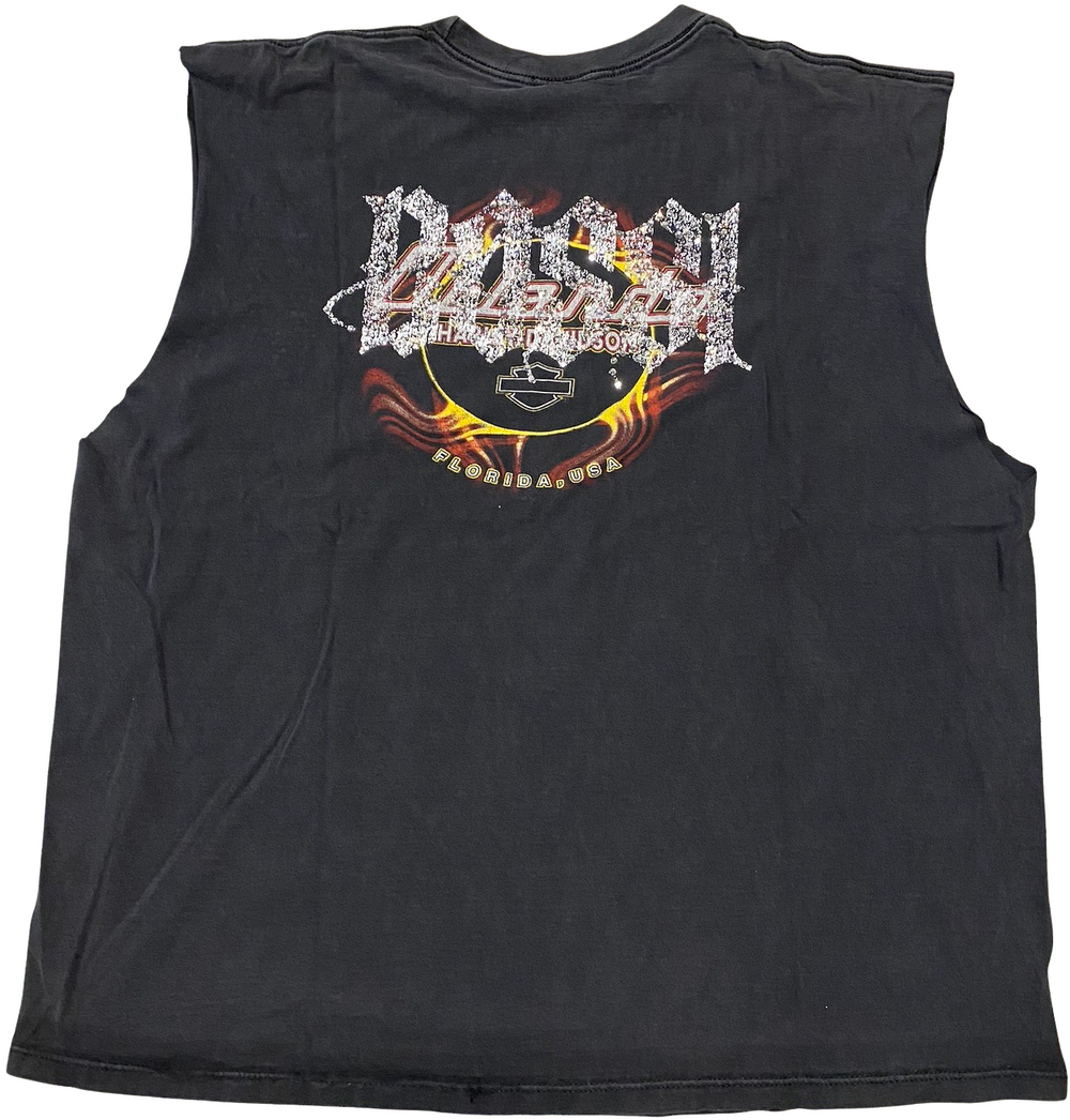 Bossi 'American Snake' Vintage Cutoff Tee