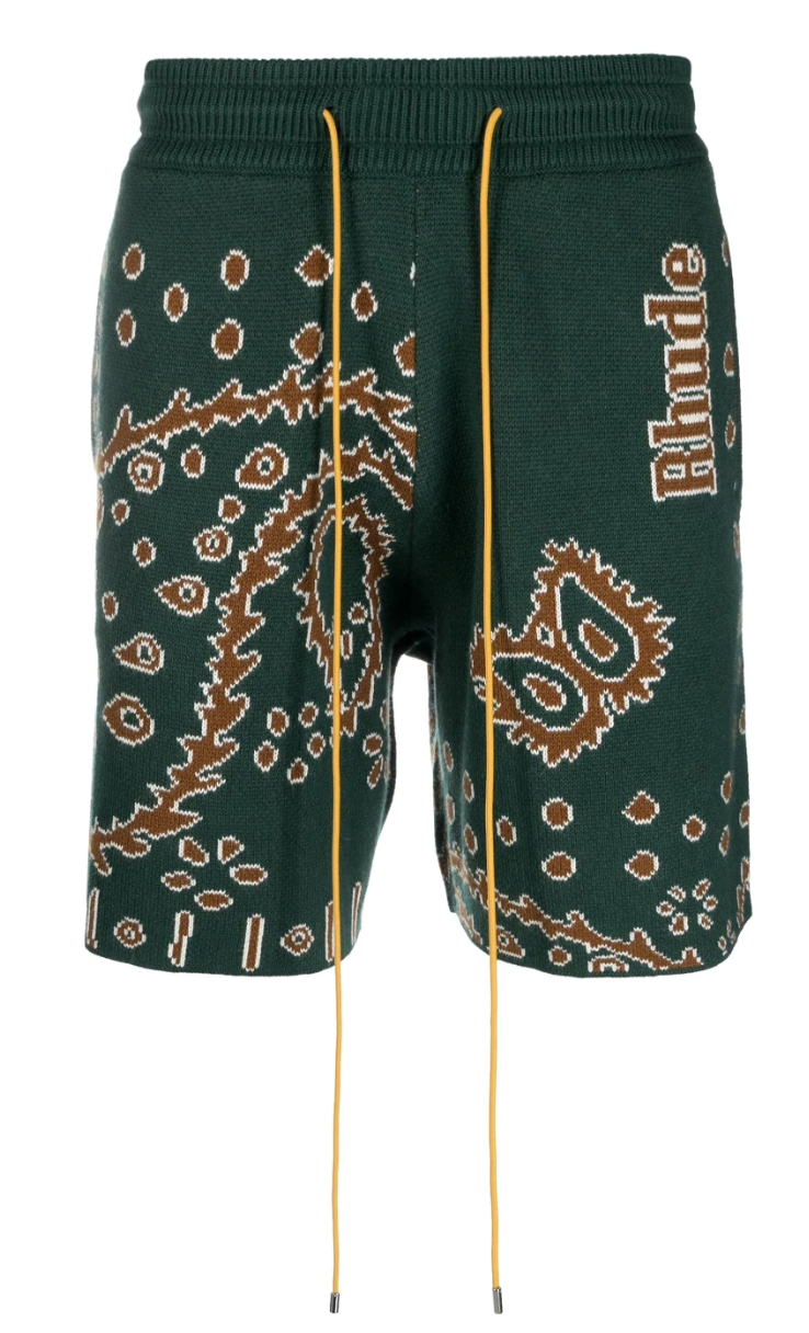 Rhude 'Intarsia Knit Drawstring' Shorts