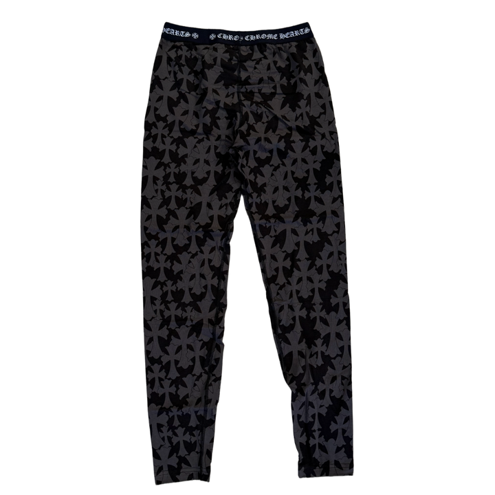 Chrome Hearts 'Cemetery All Over' Black Leggings