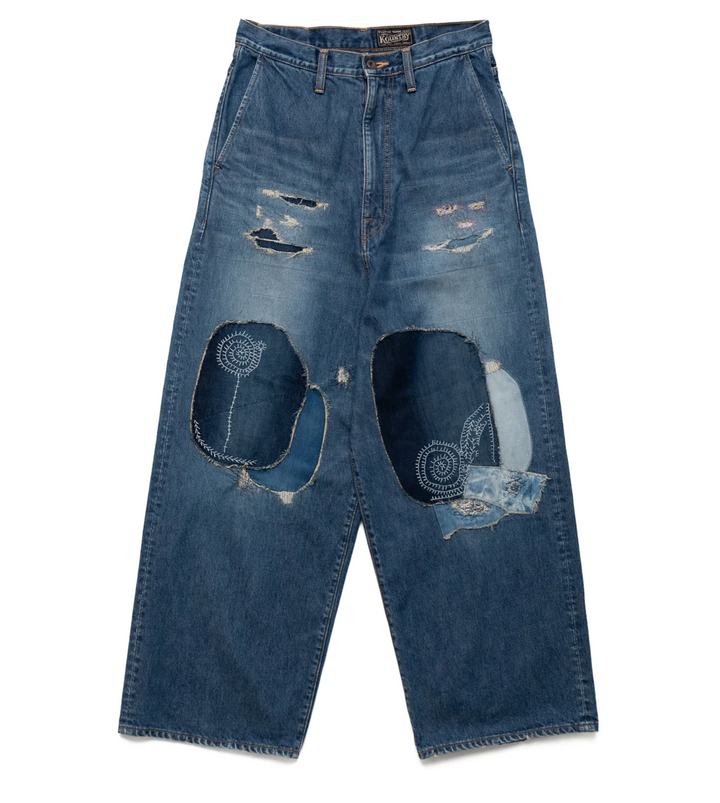 Kapital 'Denim Port' Baggy Jeans