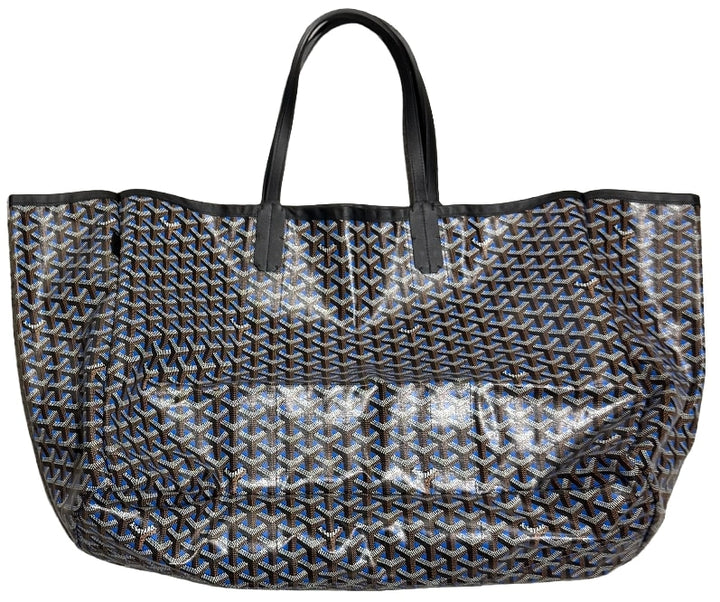 Goyard 'Blue' Goyardine Reversible Roseline Bag