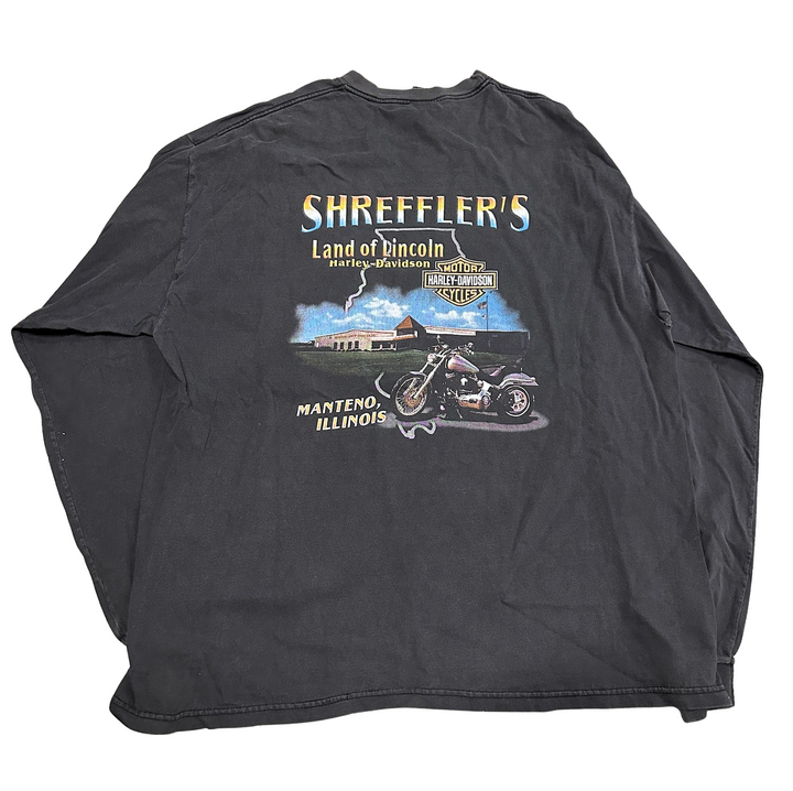 Harley Davidson 'Shreffler's Land of Lincoln' Vintage Longsleeve