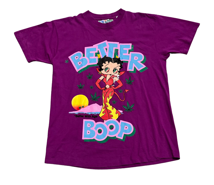 *Better With Age 'Better Boop' Vintage Purple Tee