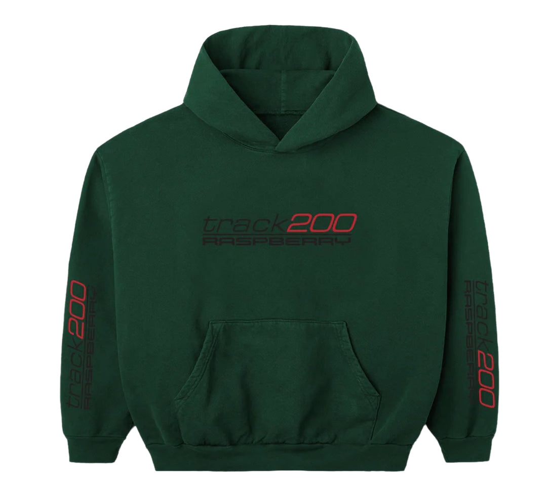 Gold+Vintage Gallery Raspberry Hills 'Track 200' Green Hoodie