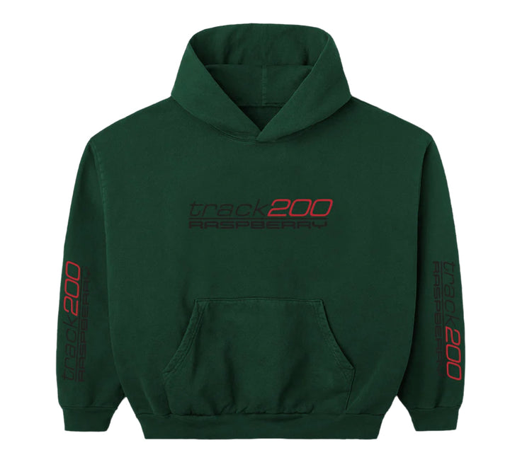 Gold+Vintage Gallery Raspberry Hills 'Track 200' Green Hoodie