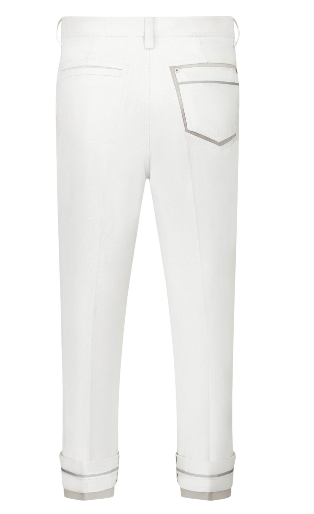 Dior 'White' Canvas Gardener Suit Pants