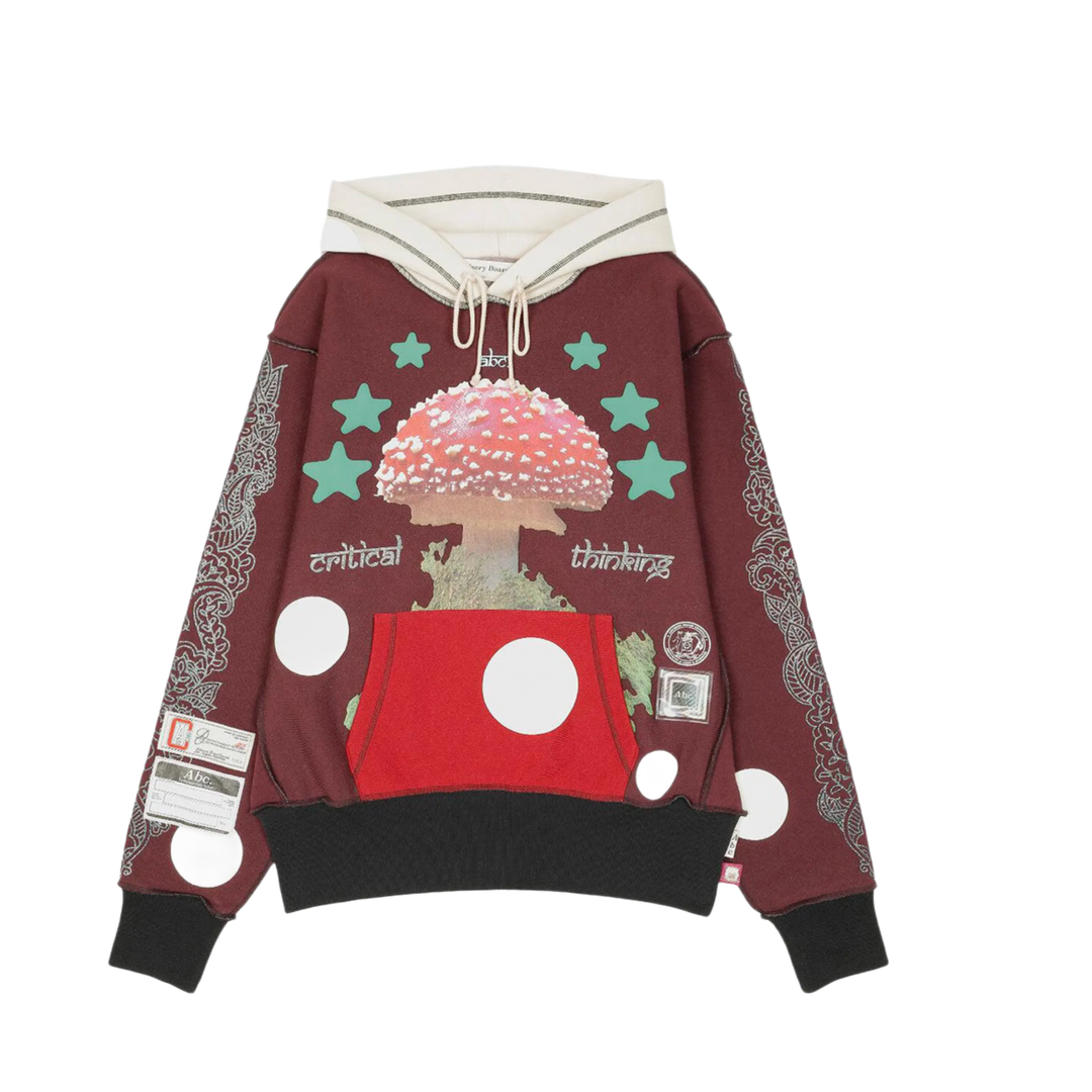 Advisory Board Crystals 'Burgundy' Critical Thought Mind Spores Hoodie