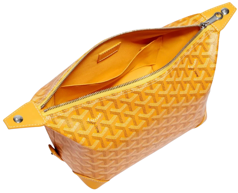Goyard 'Yellow Bowling 25' Toiletry Bag