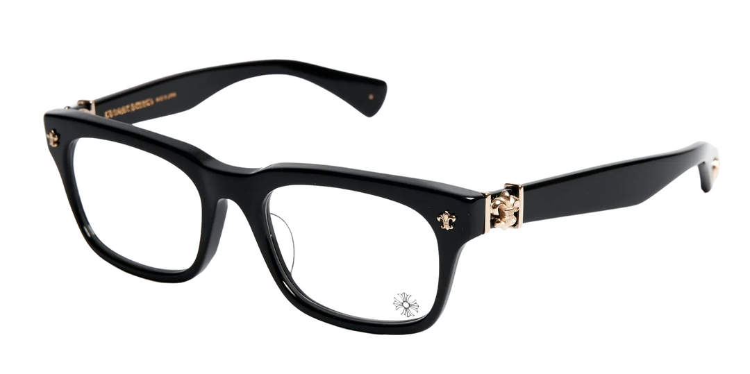 Chrome Hearts 'Gittin Any?' 18k Gold Black Glasses