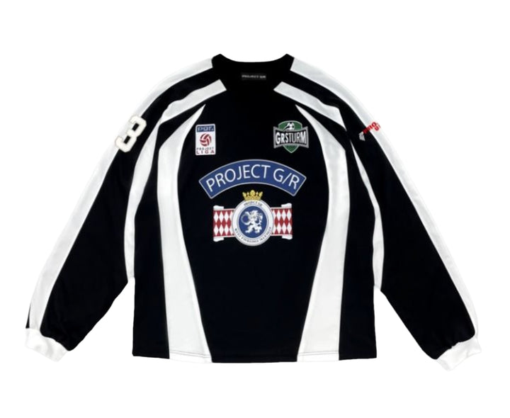 Project G/R 'Football' Black Longsleeve Jersey