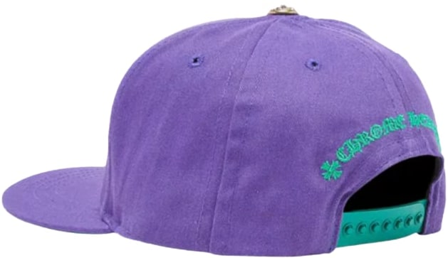 Chrome Hearts 'CH' Purple/Green Baseball Hat