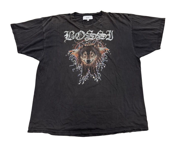 Bossi 'Outpost' Harley Davidson Vintage Rhinestone Tee