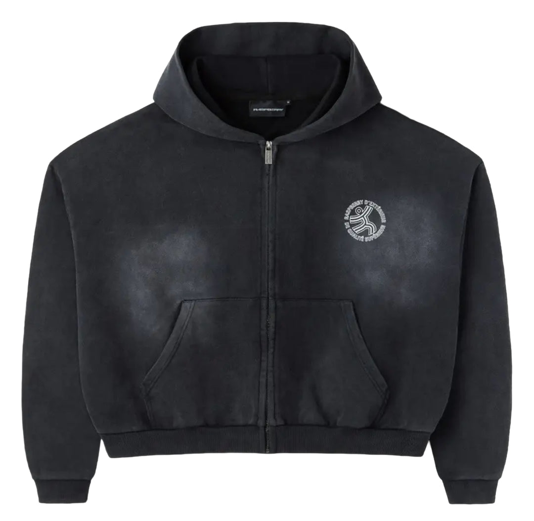 Gold+Vintage Gallery Raspberry Hills 'Éclair' Zip Up Hoodie