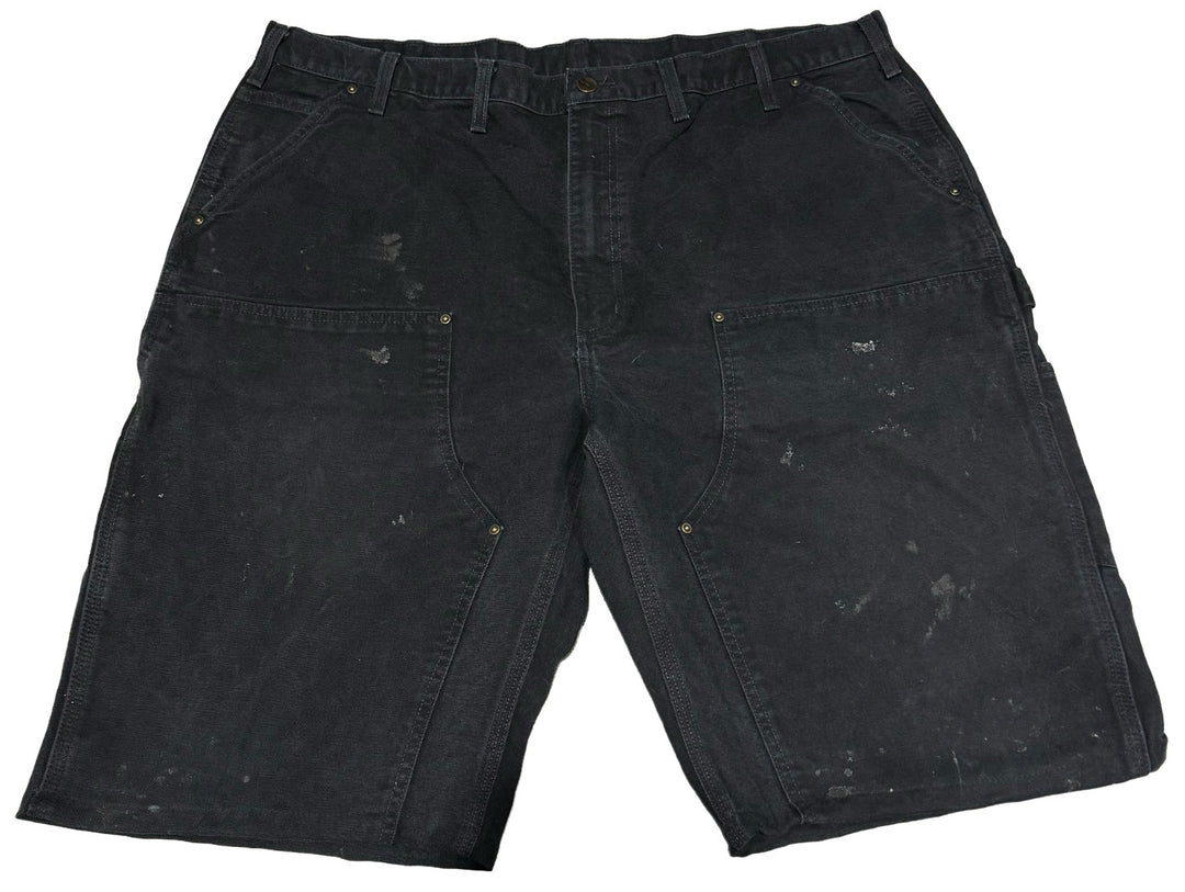 Carhartt 'Black' Marked Double Knee Carpenter Shorts