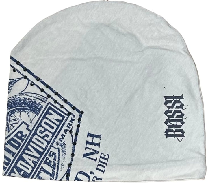 Bossi 'Old School Heritage Harley' Rhinestone Vintage Beanie