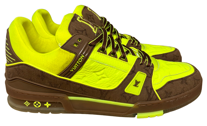 Louis Vuitton LV Trainer 'Neon Brown' Sneakers