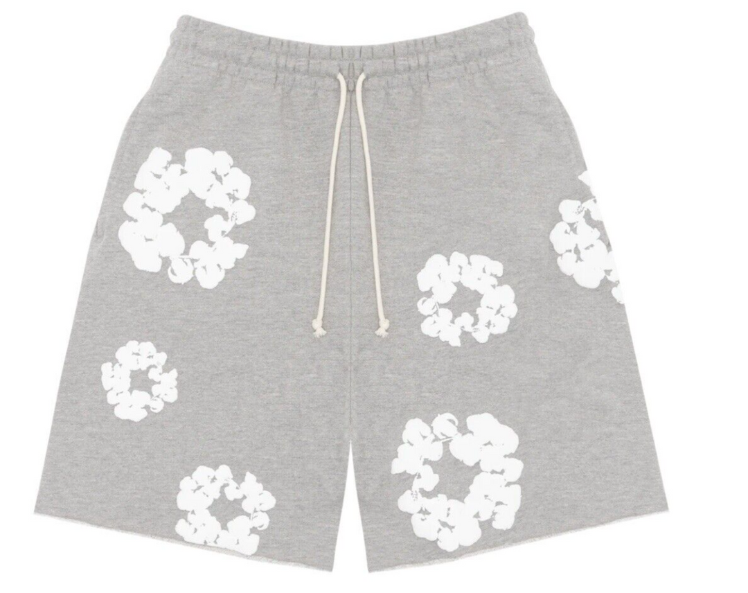 Denim Tears 'The Cotton Wreath Shorts Grey'