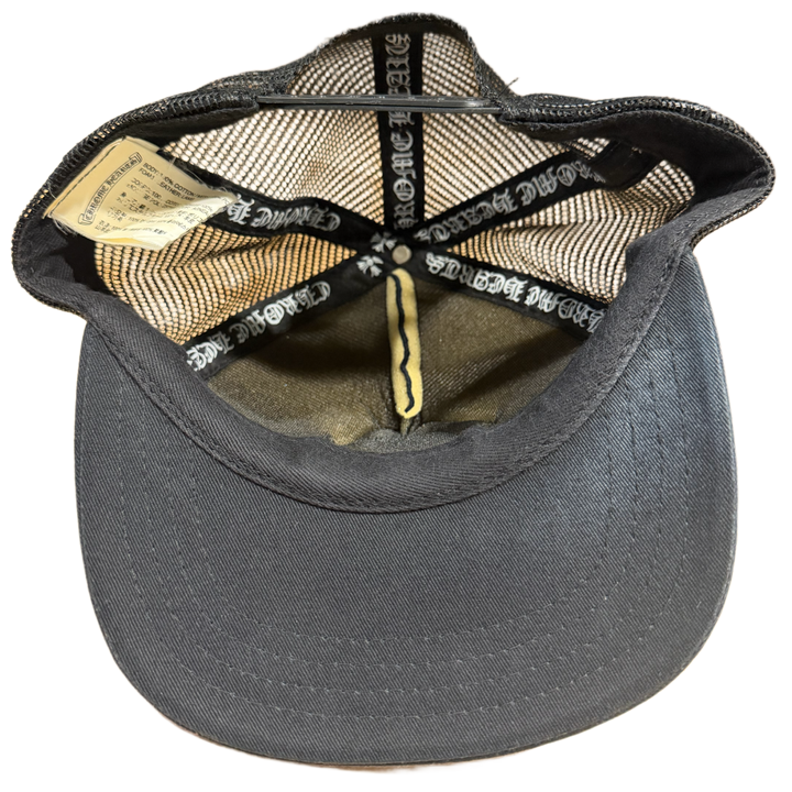 Chrome Hearts 'Rolling Stones' Black Trucker Hat