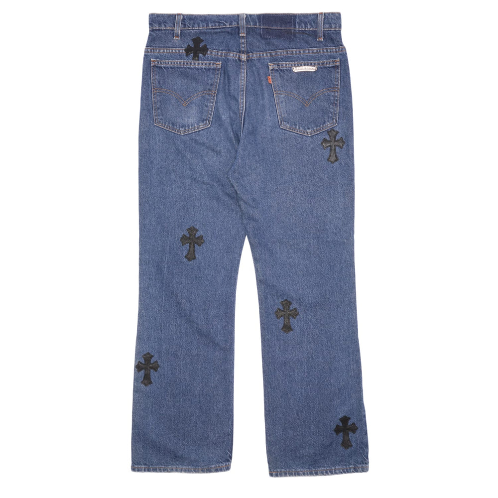 Chrome Hearts '20 Patch' Dark Wash Jeans