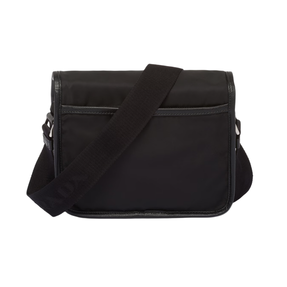 Prada 'Re-Nylon Saffiano Leather' Shoulder Bag