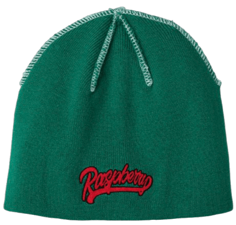 Gold+ Vintage Raspberry Hills Swoosh Beanie