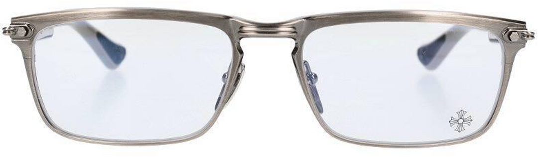 Chrome Hearts 'You're Late' Grey Metal Frame Glasses