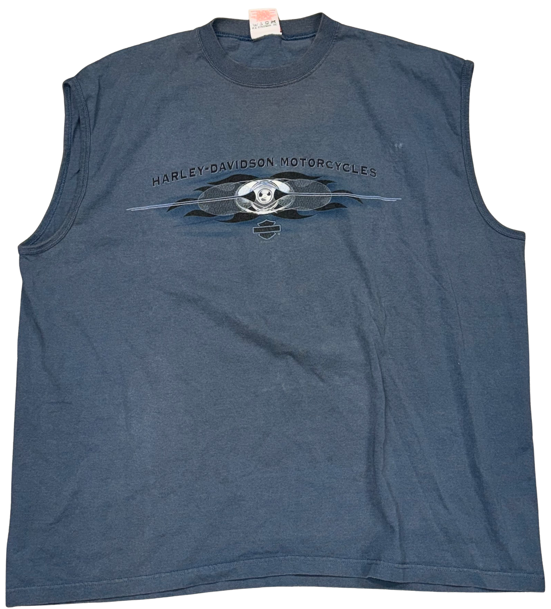 Harley Davidson 'Outpost' Vintage Cutoff Tee