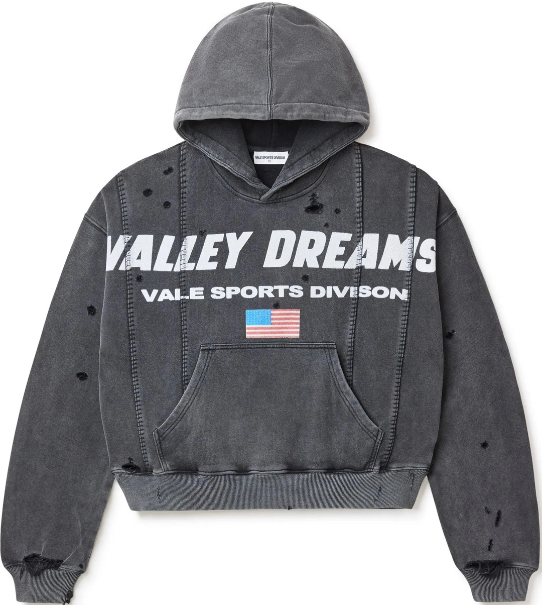 Vale 'Sports Dreams' Black Hoodie