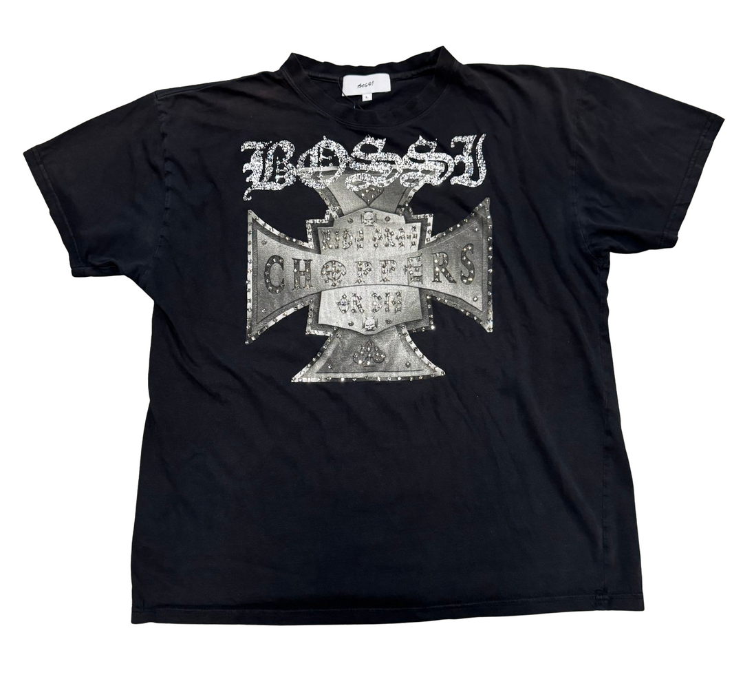 Bossi 'Ride Or Die' WCC Vintage Rhinestone Tee