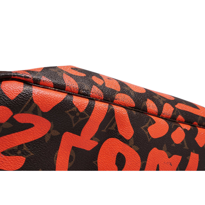Louis Vuitton 'Monogram Orange Graffiti' Neverfull GM Bag