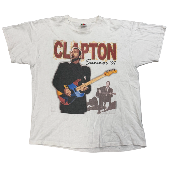 Eric Clapton 'Summer 2004' White Vintage Tee