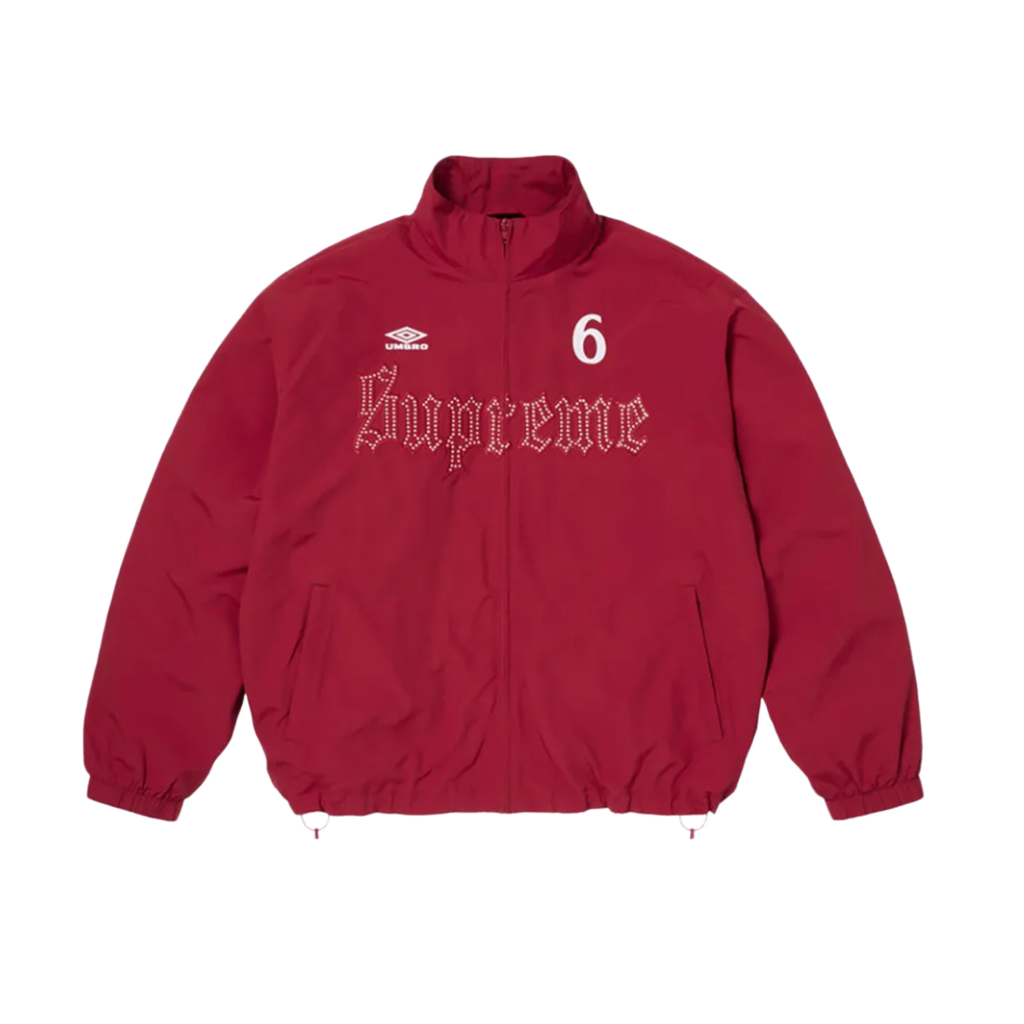 Supreme X Umbro 'Red' Rhinestone Track Jacket – Showroom LA