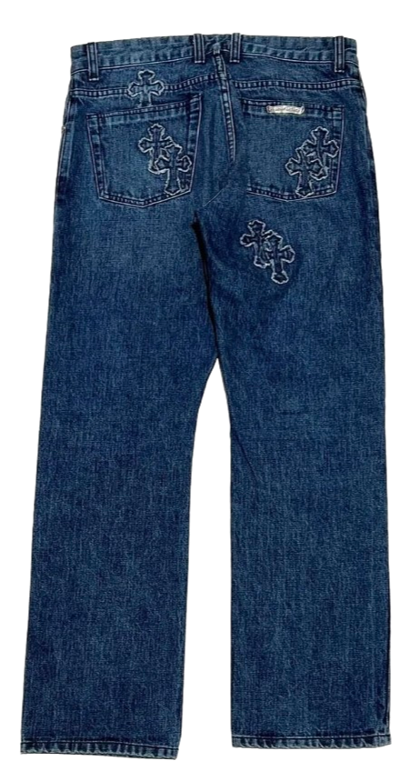 Chrome Hearts '17 Denim Patch' Jeans