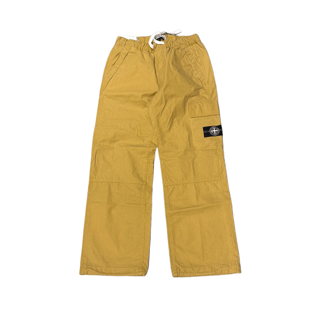 Stone Island 'Tan' Wide Leg Drawstring Pants