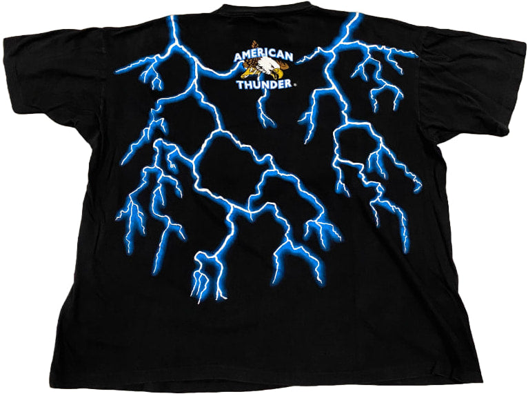 American Thunder 'Blue Lightning' Vintage Tee