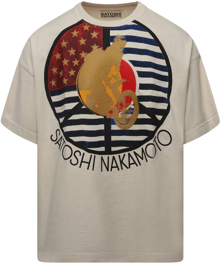 Satoshi Nakamoto 'American Dirt Bike' Tee