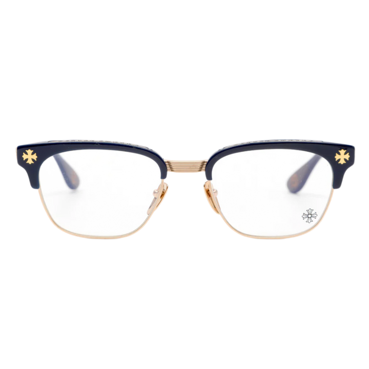 Chrome Hearts 'Bonennoisseur II' Brown/Gold Glasses