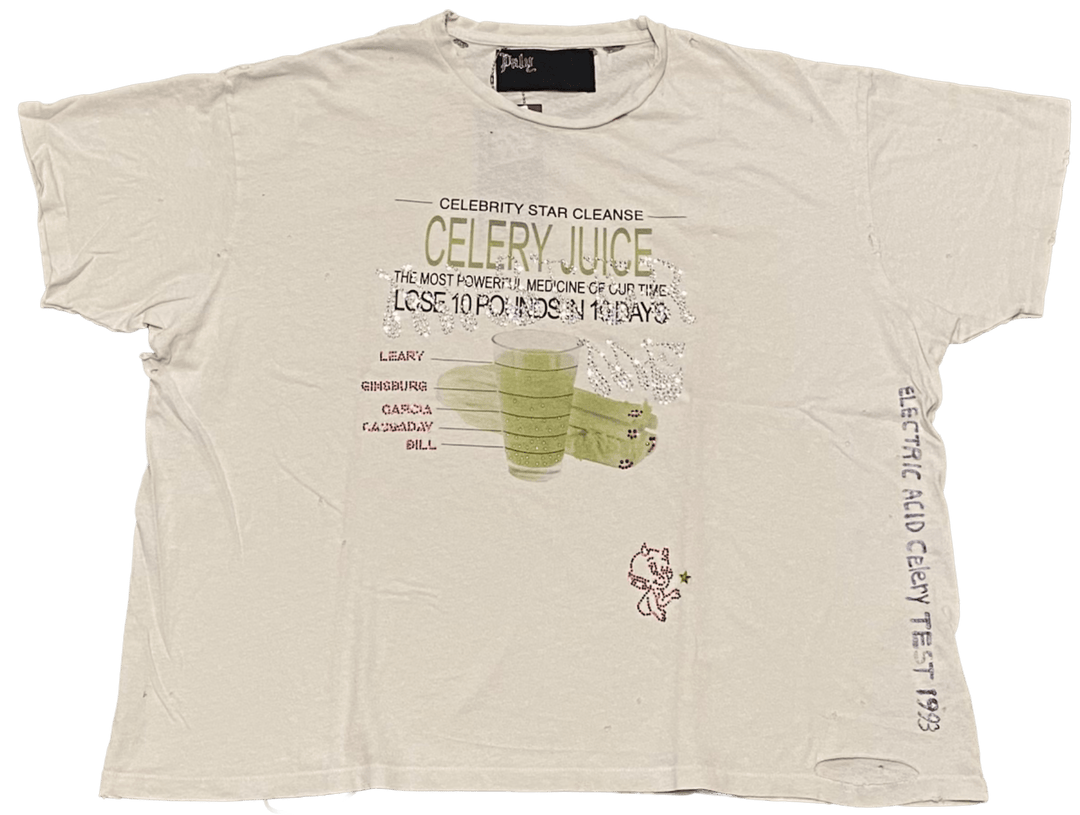Paly 'Celery Cleanse' Cream Tee