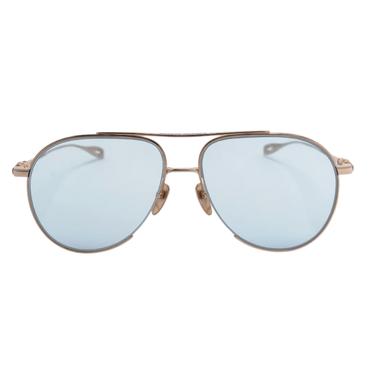 Chrome Hearts 'Steppin' Blu' Gold Glasses
