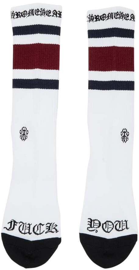 Chrome Hearts Multi Color 'Miami' Striped Socks